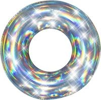 Bestway Schwimmreifen Schillernder Schwimmring Iridescent 107 cm f&uuml;r Pool & Sommer,