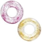 Intex Schwimmring INTEX Schwimmreifen Glitter transparent 107cm (1-tlg),