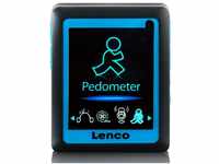 Lenco PODO-152 Blue MP3-Player (4 GB, Retro MP3/4-Player mit Schrittzähler,...