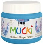 C. KREUL Bastelfarbe MUCKI Funkel-Fingerfarbe, 150 ml