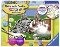 Ravensburger Malen nach Zahlen CreArt, Malen nach Zahlen Kinder - K&auml;tzchen und