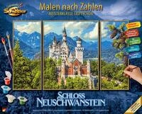 Schipper Malen nach Zahlen Meisterklasse Triptychon - Schloss Neuschwanstein,...