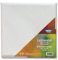 Stylex Schreibwaren Leinwand 6 Leinw&auml;nde Leinwand bespannte Keilrahmen 10x10cm