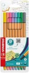 STABILO Fineliner Stabilo Point 88 Pastel Etui 8 St?ck