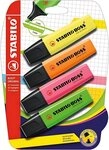 STABILO Marker STABILO BOSS ORIGINAL 4er Blister gelb orange pink gr&uuml;n