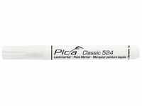Pica-Marker Permanentmarker Lack-/Industriemarker 2 - 4 mm, Rundspitze, weiß