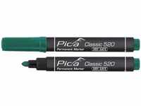 Pica-Marker Permanentmarker Classic, Strich-B.1-4 mm, Rundspitze, grün
