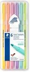 STAEDTLER Marker Staedtler Textmarker triplus pastel 6St Box