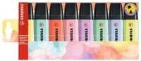 STABILO Marker STABILO BOSS Textmarker - 2+5 mm - pastell - 8er Set
