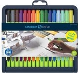 SCHNEIDER Schneider 191091 Fineliner Line-Up - 0,4 mm, 32 St&uuml;ck, sortiert