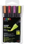 uni-ball Filzstift Fasermaler Uni Posca PC-5M 1,8-2,5mm Neon sortiert VE=4 St&uuml;ck