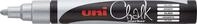 uni-ball Whiteboard Marker Kreidemarker Uni Chalk PWE-5M 1,8-2,5mm silber