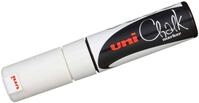 uni-ball Whiteboard Marker Kreidemarker Uni Chalk PWE-8K 8mm wei&szlig;