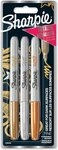 Sharpie Marker Sharpie PermMarker F Metallic Mix 3er