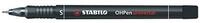 STABILO Marker 10 OHPen universal Folienstifte schwarz 1,0 mm permanent