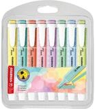 STABILO Marker STABILO swing cool Textmarker - 1+4 mm - pastell - 8er Etui