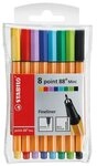 STABILO Malstift STABILO point 88 Mini 8er Etui
