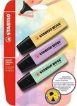 STABILO Marker STABILO BOSS ORIGINAL Pastel 3er Blister pudriges Gelb Schimmer...