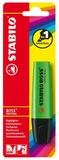 STABILO Marker Textmarker BOSS ORIGINAL Keilspitze gr&uuml;n, Nachf&uuml;llbar und