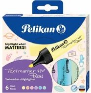 Pelikan Marker Textmarker 490 6ST pastell Blister