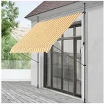 pro.tec Klemmmarkise &raquo;Stem&laquo; ohne Bohren Stahlgestell 350x120x220-309 cm...