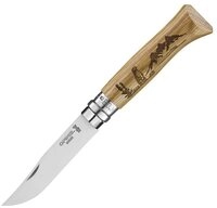 Opinel Taschenmesser No 08 Animalia America Taschenmesser - Murmeltier, sicherer