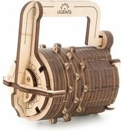 UGEARS 3D-Puzzle 3D-Puzzle Zahlenschloss 34 Teile, Puzzleteile