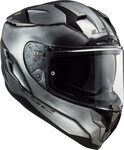LS2 Motorradhelm FF327 Challenger Jeans Helm, Notfallsystem-Polsterung