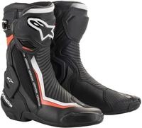 Alpinestars Alpinestars SMX Plus V2 Motorradstiefel Schwarz / Wei&szlig; / Fluo-Rot