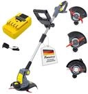 Fanztool Akku-Rasentrimmer 20V, inkl. 2Ah Akku & Ladeger&auml;t. Ideal f&uuml;r Feinschnitt