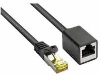 VARIA 8070VR-050S - Patchkabelverlängerung, S/FTP, 5m, schwarz LAN-Kabel,...
