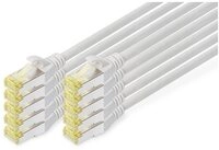Digitus CAT 6A S/FTP Patchkabel, 10 St&uuml;ck DK-1644-A-005-10 LAN-Kabel