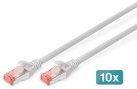 Digitus DIGITUS Patchkabel CAT 6 S/FTP DK-1644-0025(VE10) Computer-Kabel