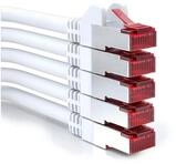 deleyCON deleyCON 5x0,25m CAT6 Patchkabel Gigabit LAN DSL Netzwerkkabel -...