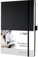 Sigel Notizbuch Notizbuch Conceptum, Hardcover, A4+, kariert,194 S CO115, Hardcover