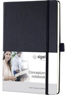 Sigel Notizbuch Notizbuch Conceptum, Hardcover, ca. A5, kariert,194 S CO121,