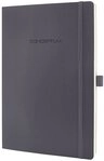 Sigel Notizbuch Notizbuch Conceptum - ca. A4 kariert 194 Seiten dark grey Softcover