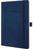 Sigel Terminkalender Co326 Notebook, Approx. A5, Squared, Softcover, Elastic