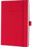 Sigel Notizbuch Conceptum&reg; ca. DIN A5 kariert, rot Hardcover 194 Seiten
