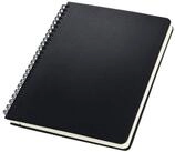 Sigel Notizbuch Spiralblock Conceptum A5 160 Seiten Hardcover liniert 80g black
