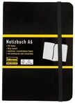 Idena Notizbuch Idena Notizbuch 80g/m&sup2; kariert schwarz DIN A6 192 Seiten