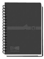 VELOFLEX Notizbuch VELOFLEX Telefonbuch aus Kunststoff schwarz DIN A7