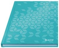 LEITZ Notizbuch 46281051 Notizbuch kariert Eisblau 80 Blatt DIN A5