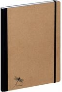 PAGNA Notizbuch Pagna Notizbuch kariert natur DIN A4 192 Seiten