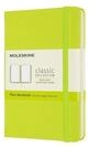MOLESKINE Notizbuch Moleskine Classic, Notizbuch Pocket/A6 Blanko, Limetten...