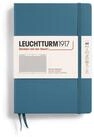 Leuchtturm1917 Notizbuch Medium A5 Hardcover Stone Blue Kariert