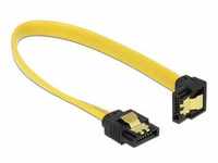 Delock SATA 6 Gb/s Kabel oben gewinkelt auf unten gewinkelt 20 cm gelb...