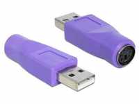 Delock 65461 - Adapter USB Typ-A Stecker > PS/2 Buchse Computer-Kabel, PS/2, USB