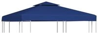 vidaXL Pavillon-Ersatzdach Pavillon-Ersatzdach 310 g/m&sup2; Dunkelblau 3x3 m, 300 x 300