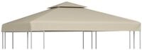 vidaXL Pavillon-Ersatzdach Pavillon-Ersatzdach 310 g/m&sup2; Beige 3x3 m, 300 x 300 cm